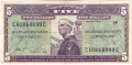 United States Of America 5 Dollars, Series 681 (1969)